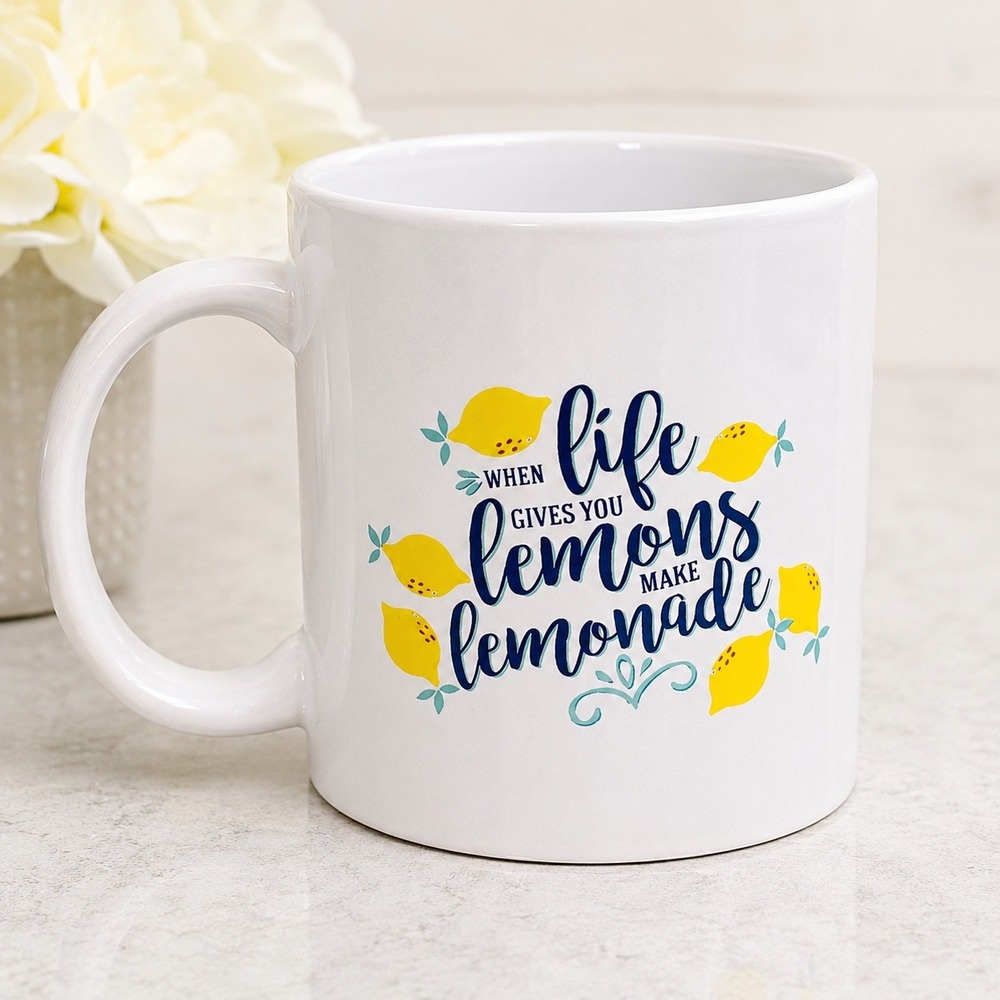 Royal Norfolk When Life Gives You Lemons Make Lemonade Coffee Mug Cottagecore
